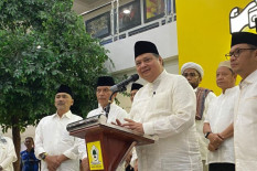 Airlangga Mengaku Belum Bahas Kursi Menteri dengan Prabowo