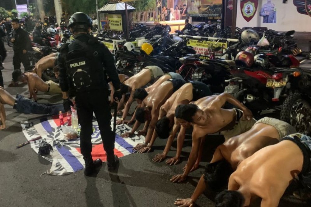 Belasan Anggota Geng Motor di Semarang Ditangkap Polisi, Sebagian Besar Pelajar SMK