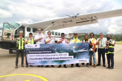 Penerbangan Perintis Rute Muara Teweh-Palangka Raya Susi Air Terbang Perdana saat Lebaran