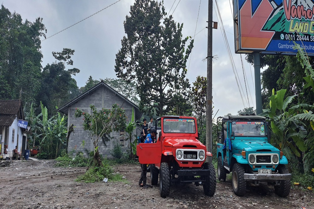 Pengunjung Jeep Wisata di Kawasan Merapi Naik 100%