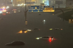 Curah Hujan Naik Dua Kali Lipat, Kota Gurun Dubai Dilanda Banjir Besar