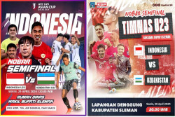 Bupati dan Wakil Bupati Sleman Siapkan Nobar Semifinal Piala Asia, Timnas Indonesia vs Uzbekistan, Catat Waktunya