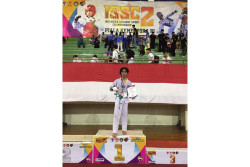Mahasiswa ITNY Ardy Mansyah Kembali Raih Medali Emas Cabor Taekwondo di ISSC 2024