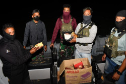 TNI AL Gagalkan Penyelundupan 1 Kilogram Sabu dan Ratusan Butir Ekstasi di Wilayah Perbatasan