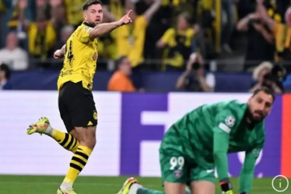 Hasil Leg Pertama Semifinal Liga Champions 2024, Borussia Dortmund Bekuk PSG dengan Skor Tipis 1-0