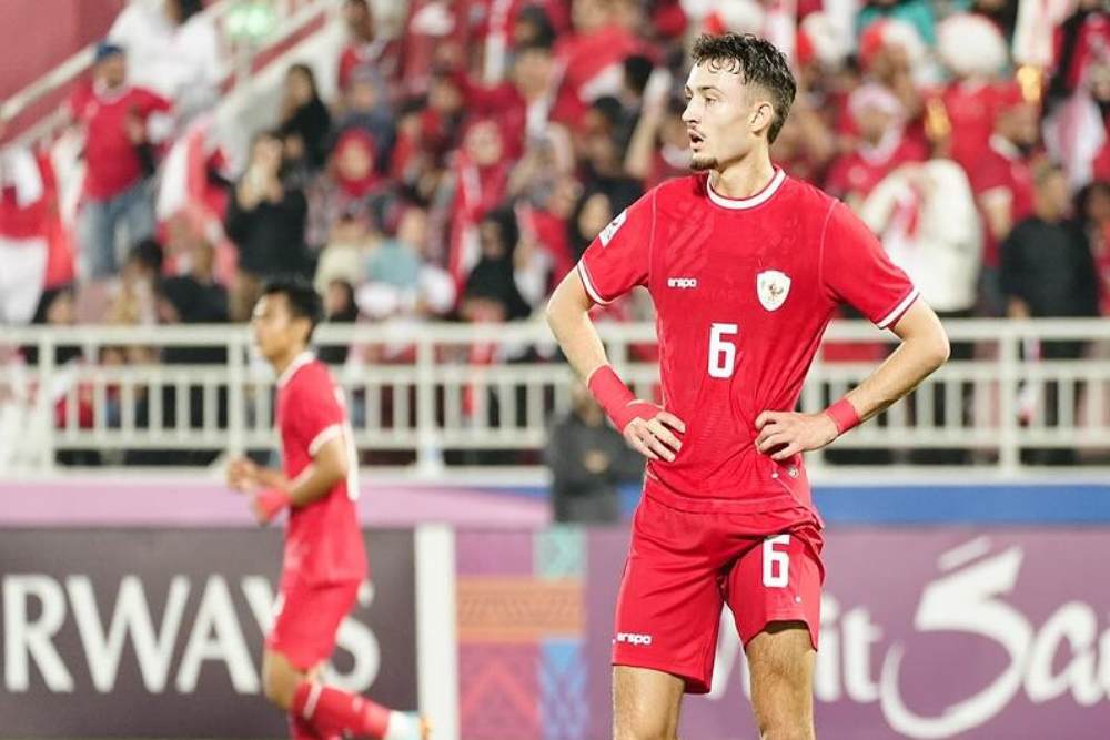 Babak Pertama Piala Asia Indonesia Vs Irak Imbang 1-1, Jenner Buka Keunggulan Garuda Muda