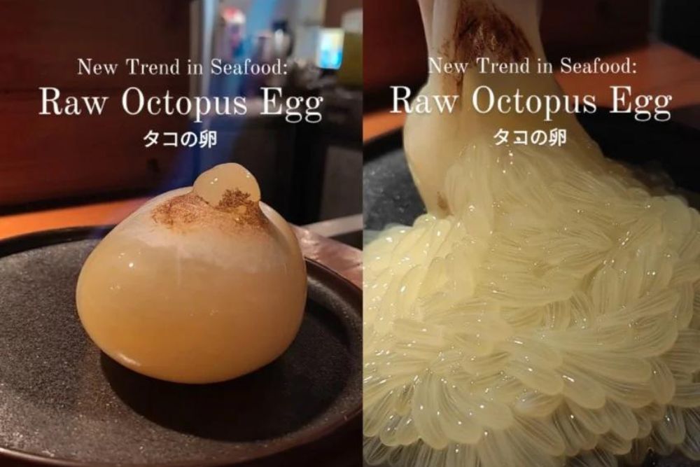 Restoran Jepang Picu Kontroversi karena Tawarkan Menu Baru Telur Gurita Mentah