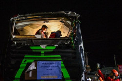 Bus Rombongan SMK Lingga Kencana Makan 11 Korban Jiwa: Bernopol Wonogiri, Uji Kir Mati