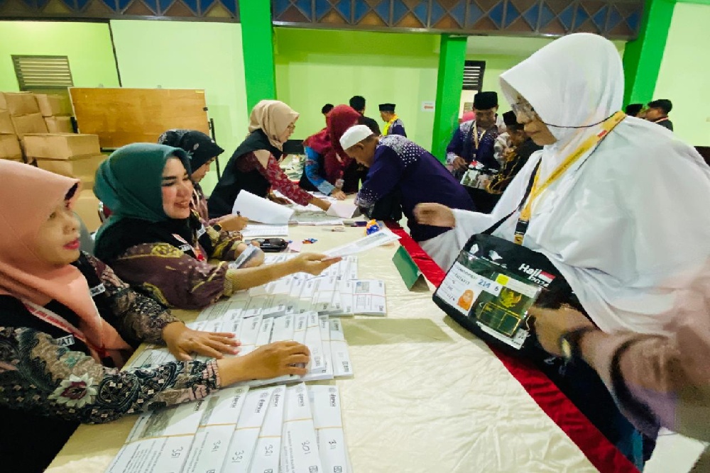 353 Jemaah Kulonprogo Awali Kedatangan Kloter DIY di Asrama Haji Donohudan