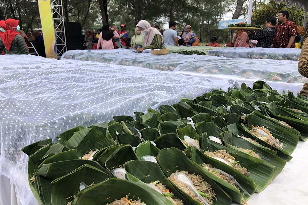 Festival Kuliner Mataraman, Penyajian Ribuan Porsi Mi Lethek Pecahkan Rekor Muri