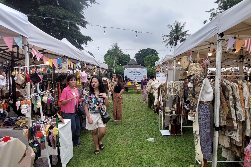 Weekend Market Hyatt Regency Yogyakarta Ramai Pengunjung