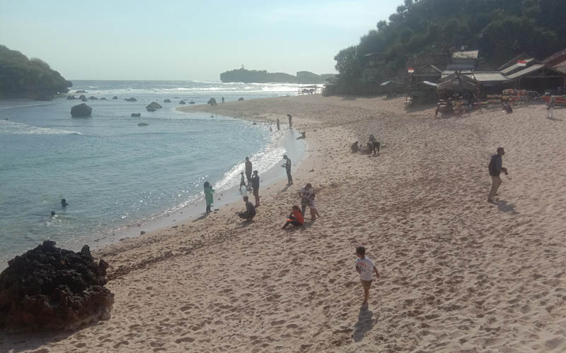 Uji Coba Pembayaran Tiket Secara Digital di Pantai Gunungkidul Dimulai Bulan Depan