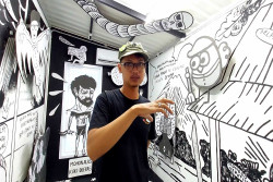 Pameran The Dagingtumbuh, Bawa Pengunjung Masuk ke Dunia Komik Fotokopi