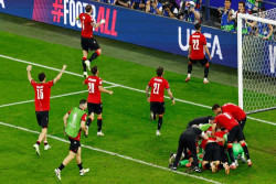 Hasil Georgia vs Portugal Grup F EURO 2024 Skor 2-0: Cristiano Ronaldo Cs Kebobolan 2 Gol, Jvarosnebi Lolos 16 Besar