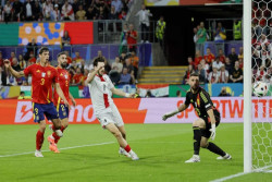 Hasil Spanyol vs Georgia 16 Besar EURO 2024 Babak 1: Skor 1-1, Diwarnai Gol Bunuh Diri