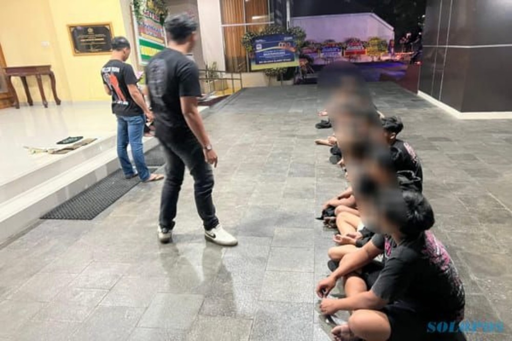 Polresta Solo Ringkus Belasan Anggota Perguruan Silat, Diduga Akan Tawuran