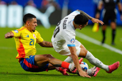 Babak Pertama, Colombia unggul 1-0 atas Uruguay di Semifinal Copa America 2024, Laga Berjalan Keras Diwarnai Kartu Merah