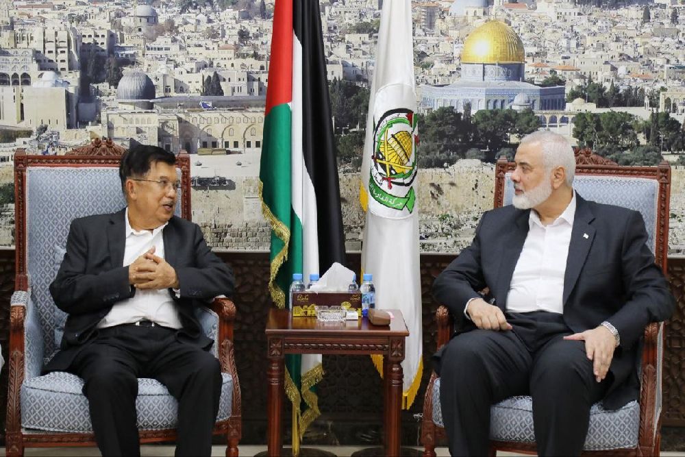 Bertemu Pimpinan Hamas, Jusuf Kalla Bahas Kondisi Palestina