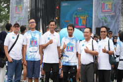 Manajemen PLN UIP JBTB Ikut Menghadiri dan Memeriahkan PLN Mobile Color Run Surabaya 2024
