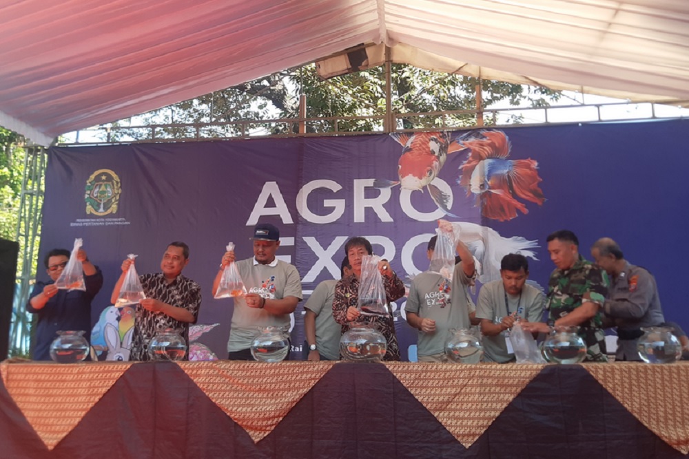 Pembukaan  Agro Expo J-Tugu, Ikan Hias Jadi Komoditas Alternatif Perikanan Kota Jogja