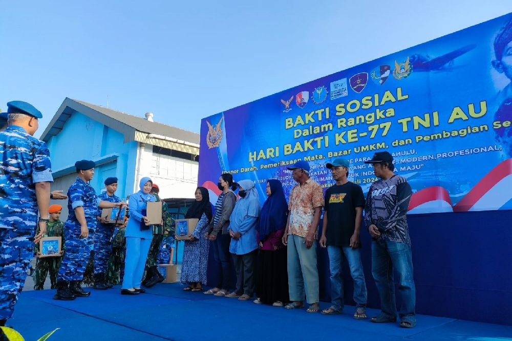 Peringati Hari Bakti ke 77, TNI AU Gelar Baksos di Wilayah Jogja