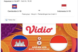 Indonesia U-19 vs Kamboja U-19, Link Live Streaming, Susunan Pemain dan Prediksi Skor