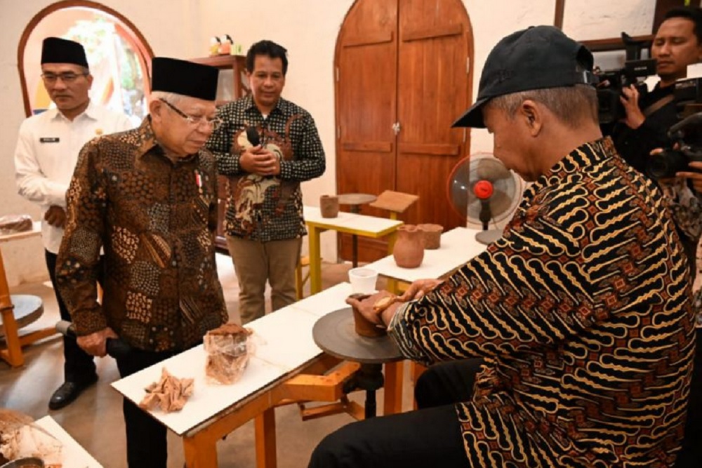 Industri Gerabah Kasongan Bantul Butuh Regenerasi, Wapres Berharap Generasi Muda Tertarik