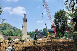 Terdampak Tol Jogja-Bawen, Relokasi dan Peninggian Makam Druju Mulai Dilakukan