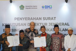 LAZ BM3 Terima SK Izin Operasional sebagai Lembaga Amil Zakat dari Kemenag RI