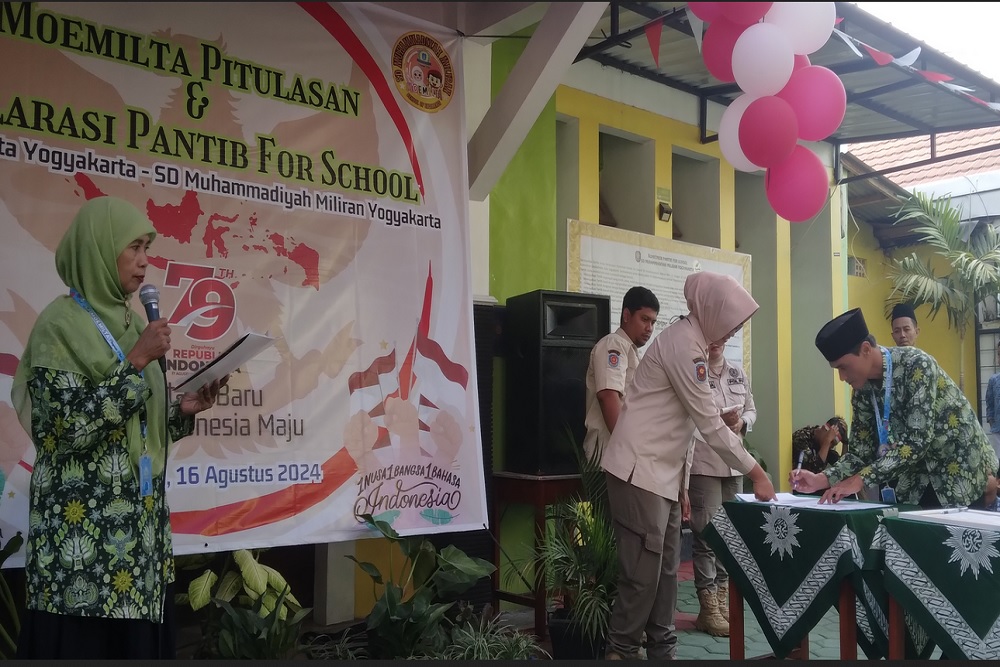 SD Muhammadiyah Miliran Dideklarasikan Jadi Pantib for School