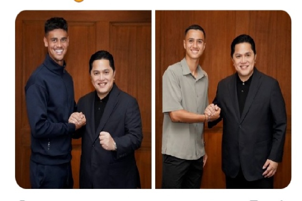 Keren! Erick Thohir Siapkan Mees Hilgers dan Eliano Reijnders Bergabung dengan Timnas Indonesia