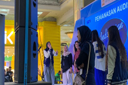 Salma Salsabil Meriahkan Pemanasan Audisi Indonesian Idol XIII di Yogyakarta