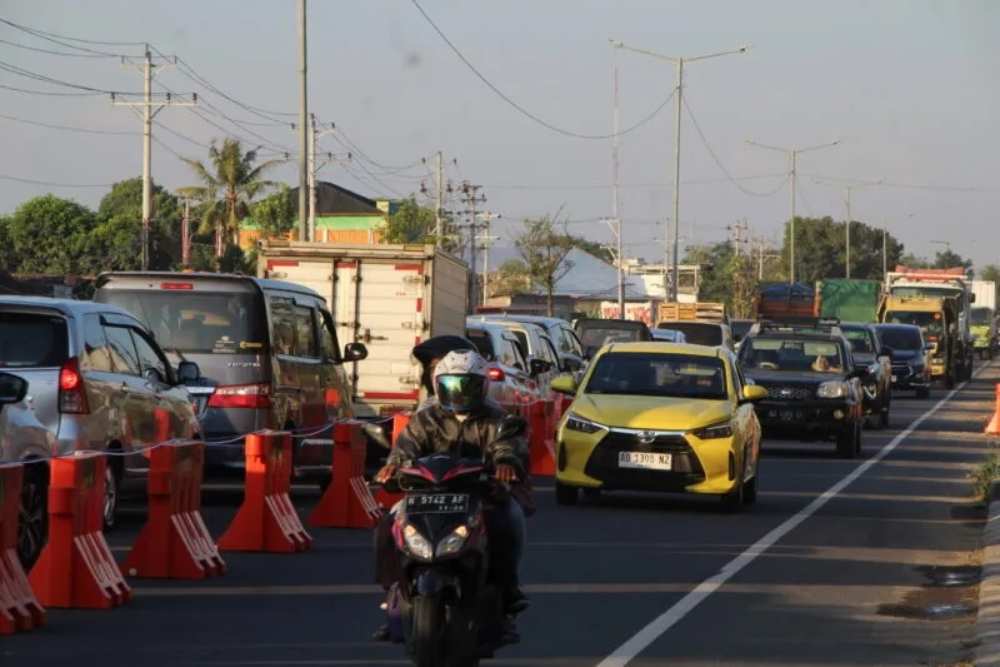 Contraflow Jalan Jogja-Solo Diterapkan, Begini Kondisi Lalu Lintasnya