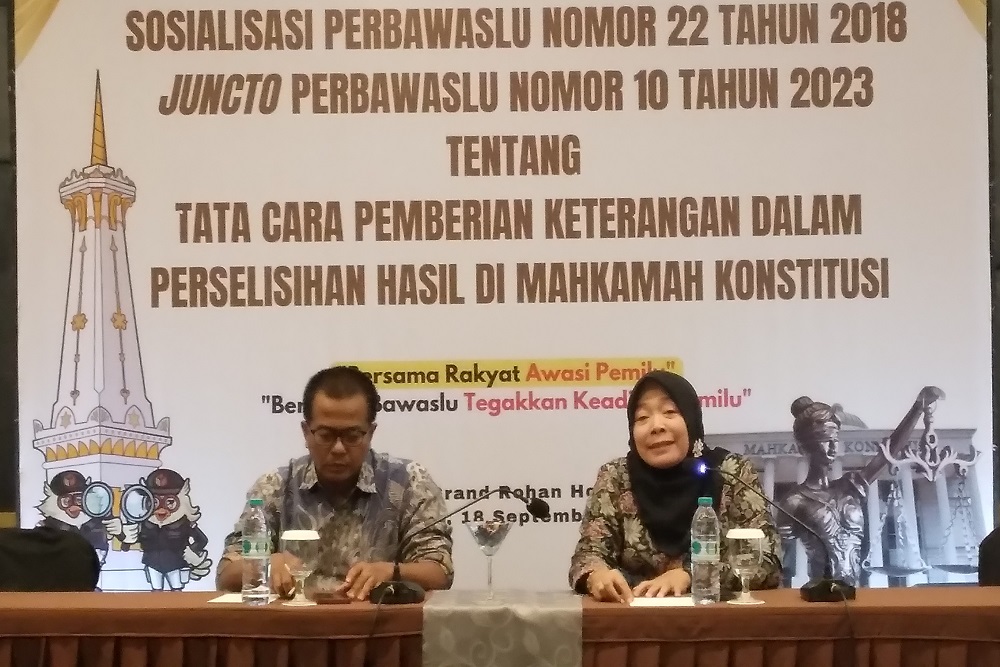 Bawaslu DIY Sosialisasikan Produk Hukum Tentang Perselisihan Hasil Pemilihan