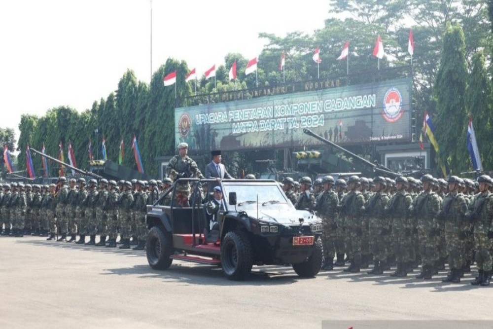 Ribuan Mahasiswa Unhan Ditetapkan Jadi Komcad Matra Darat