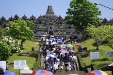 TWC Uji Coba Lapangan Parkir Baru Candi Borobudur