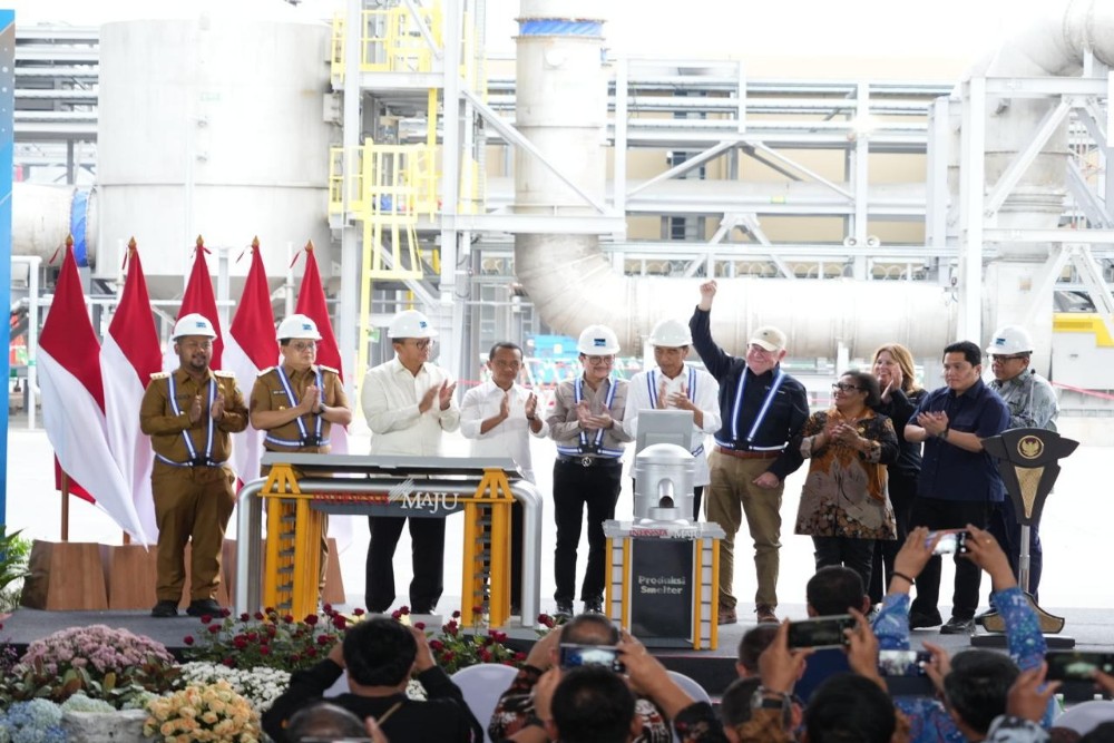 Diresmikan Presiden Jokowi, Smelter Freeport di Gresik Jadikan Perusahaan Tambang Tembaga Terintegrasi dari Hulu ke Hilir