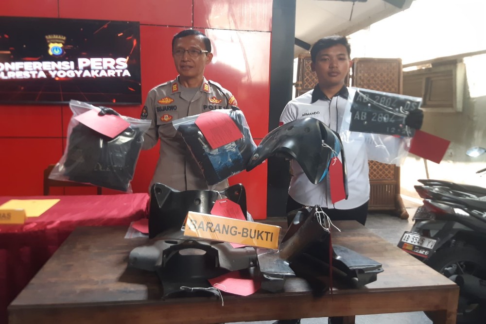 2 Anak Colong Motor di Pakualaman Jogja, Hasil Curian Dipreteli dan Dijual di Facebook