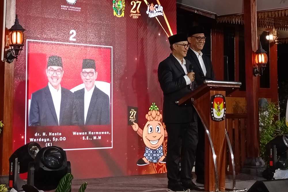 Siap Bertarung di Pilkada Jogja, Hasto-Wawan Bertekad Sehatkan Warga Kota Jogja