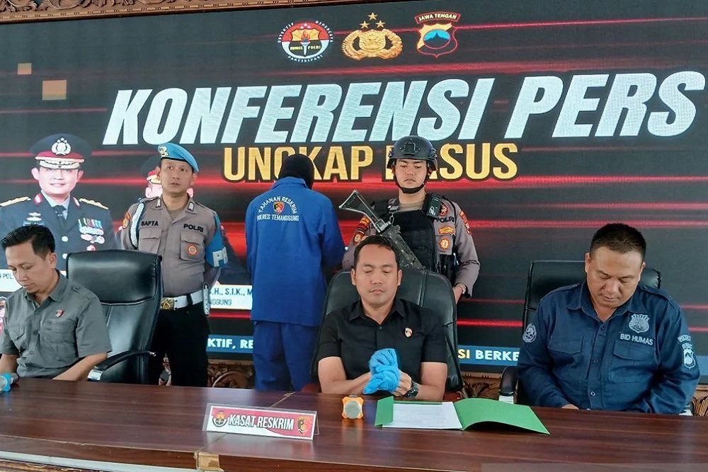 Polisi Tangkap Pencuri Ponsel di SD Jombor Temanggung