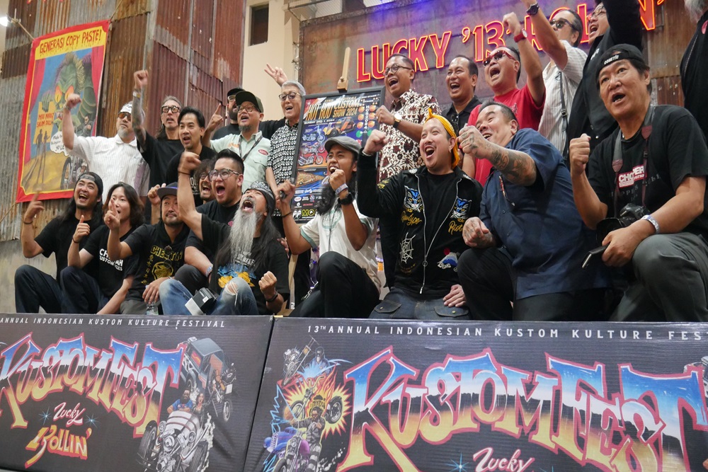 Dengan Suara Parau, Lulut Buka Kustomfest 2024