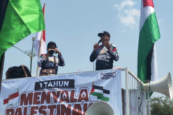 Ribuan Massa Gelar Aksi Dukungan untuk Palestina