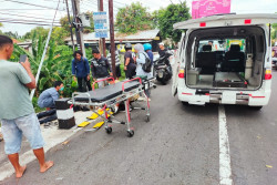 Tabrak Jembatan Sorogenen Kalasan, Pengendara Vario Terlempar ke Sungai