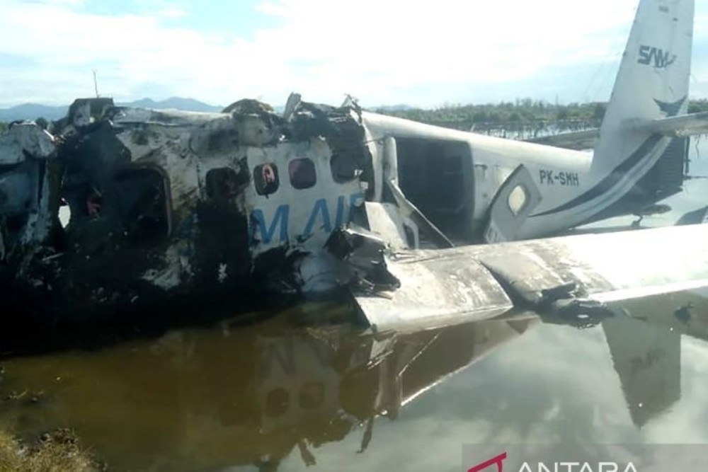 Pesawat SAM Air Jatuh di Gorontalo, 4 Orang Dikabarkan Meninggal Dunia