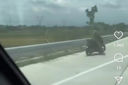 Viral, Video Pemotor Nyelonong Masuk di Tol Solo-Jogja, Ini Kata kapolres Klaten