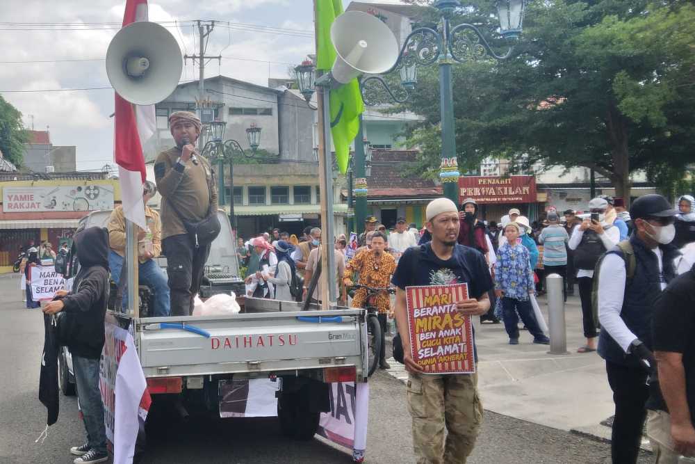 Gelar Demo soal Peredaran Miras, FUI DIY: Pemerintah Tak Bertindak, Kami yang Akan Bergerak