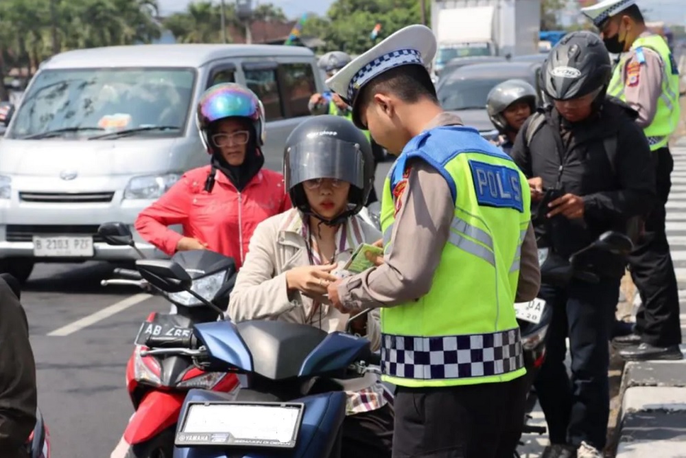 Tiga Ribu Lebih Pengendara Melanggar Aturan Lalu Lintas Saat Operasi Zebra di Bantul