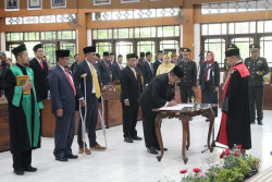 Pimpinan DPRD Klaten Dilantik, Alkap Segera Dibentuk