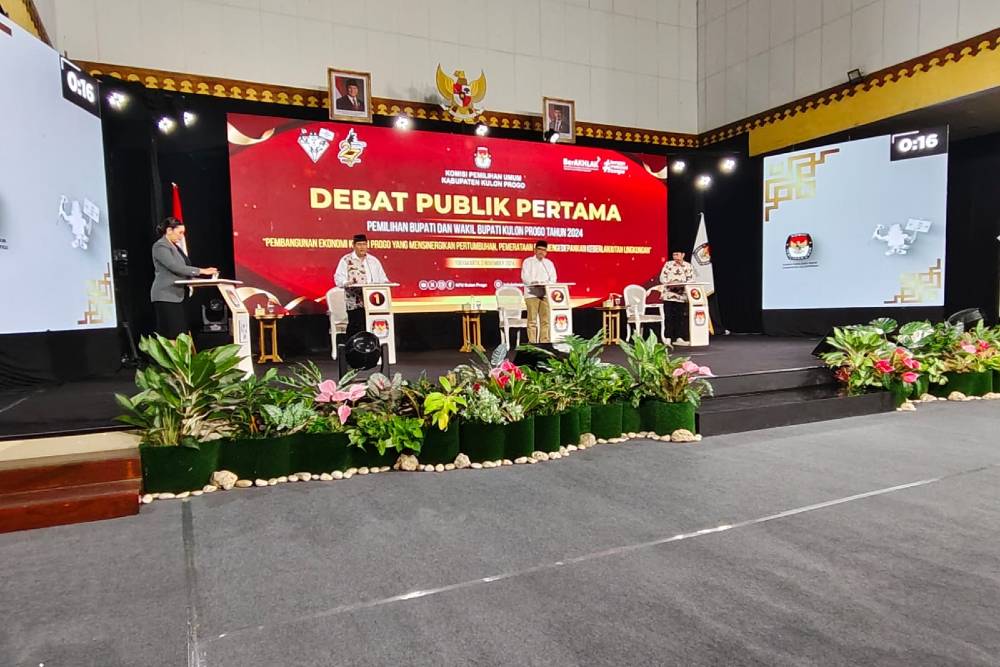 Debat Pertama Pilkada Kulonprogo, Nobar Digelar di 100 Titik