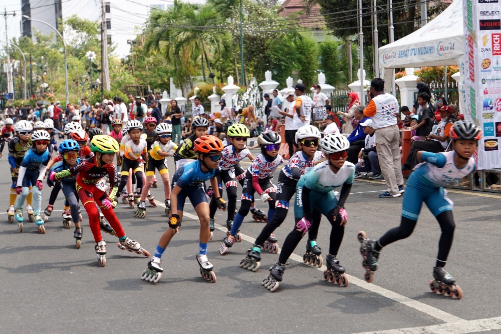 Ratusan Atlet Sepatu Roda se-Indonesia Akan Berkompetisi Rebutkan Piala Wali Kota Jogja 2024